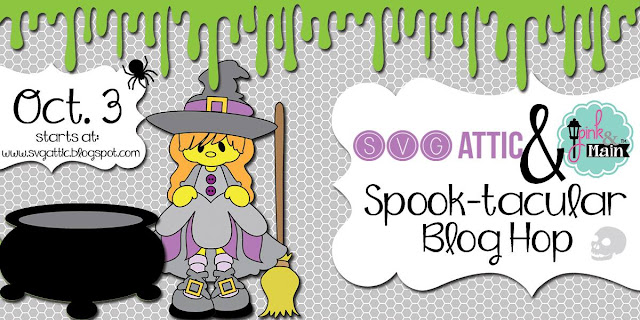 ScrappyScrappy: SVG Attic - Pink & Main Spook-tacular Blog Hop #scrappyscrappy #pink&main #pinkandmain #svgattic #svg #cutfile #diecut #papercraft #stamp #copic #halloween #trickntreat #smellmyfeet