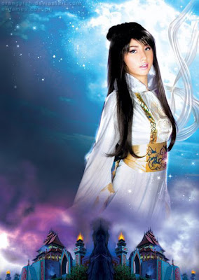 cosplayer studio: animate Ashley Gosiengfiao In Zhu Xia Online As Lu Xue Qu