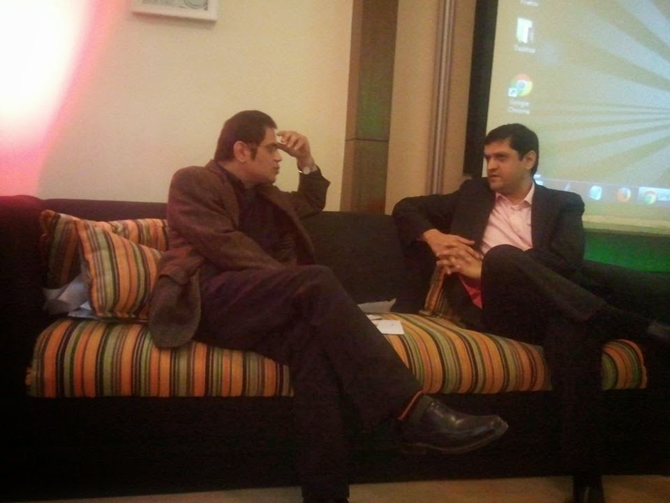 Mr Raza Rumi (left) and Abid Beli (Right)