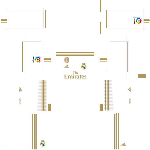 Kitsuniformes Real Madrid Liga Santander 20192020 Fts