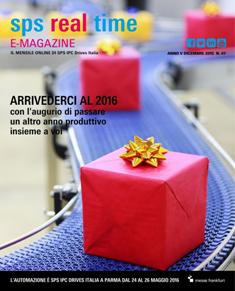 SPS Real-Time 47 - Dicembre 2015 | TRUE PDF | Mensile | Professionisti | Automazione
SPS Real Time è il magazine che si propone di informare, in tempo reale, i protagonisti del mondo dell’Automazione Elettrica su sviluppi e aggiornamenti di SPS IPC Drives Italia, con lo scopo di lavorare insieme, coinvolgendo tutti gli operatori del sistema per creare un confronto costruttivo. 
Il nostro obiettivo: Una fiera di Innovazione e Soluzioni.