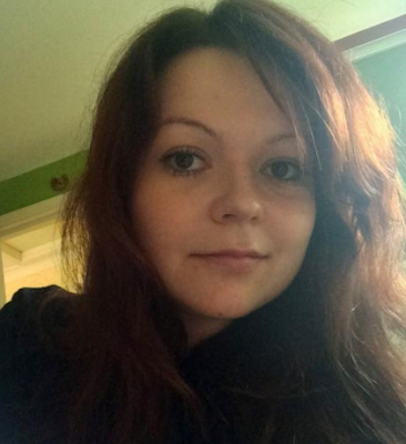 Yulia Skripal, the daughter of Russia former double agent, Sergei Skripal, who were poisoned alongside her father, has left leaves hospital five weeks after being mysteriously attacked/poisoned with a nerve agent, novichok, in Salsbury, England allegedly by Russia.   Her dad is believed to be discharged in due course as he too had remarkable improvement following hospitalization.