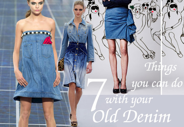 jeans refashion, denim recycle, recycle jeans, recycle denim, diy, man shirt re-fashion, man shirt into skirt, denim skirt recycle, recycle old denim, 