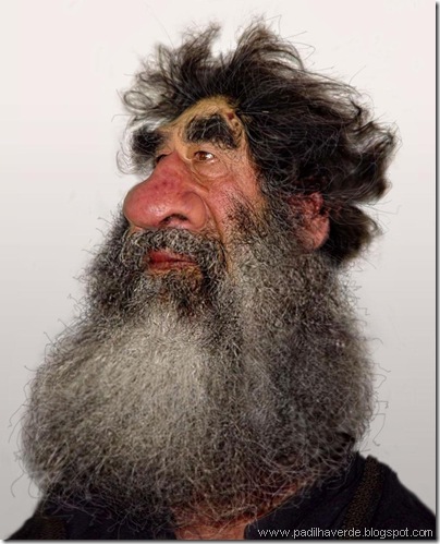 Caricatura Saddam Hussein