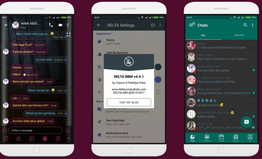 Download BBM Delta v4.4.1 Base v3.3.7.97 Apk Terbaru Clone ...