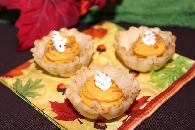 10 minute Pumpkin Tarts