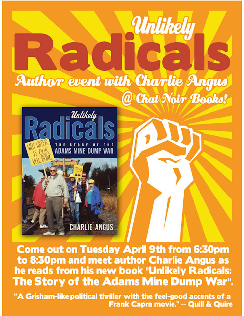 Author Event with Charlie Angus and his new book Unlikely Radicals