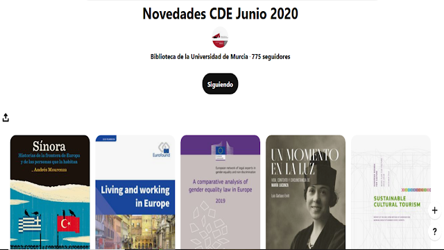 Novedades en el CDE en Junio de 2020