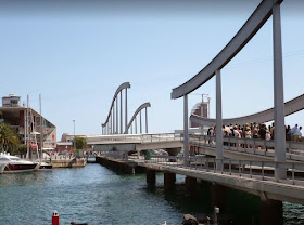 ponte girevole nel Port Vell