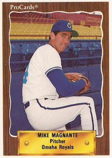 Mike Magnante 1990 Omaha Royals card