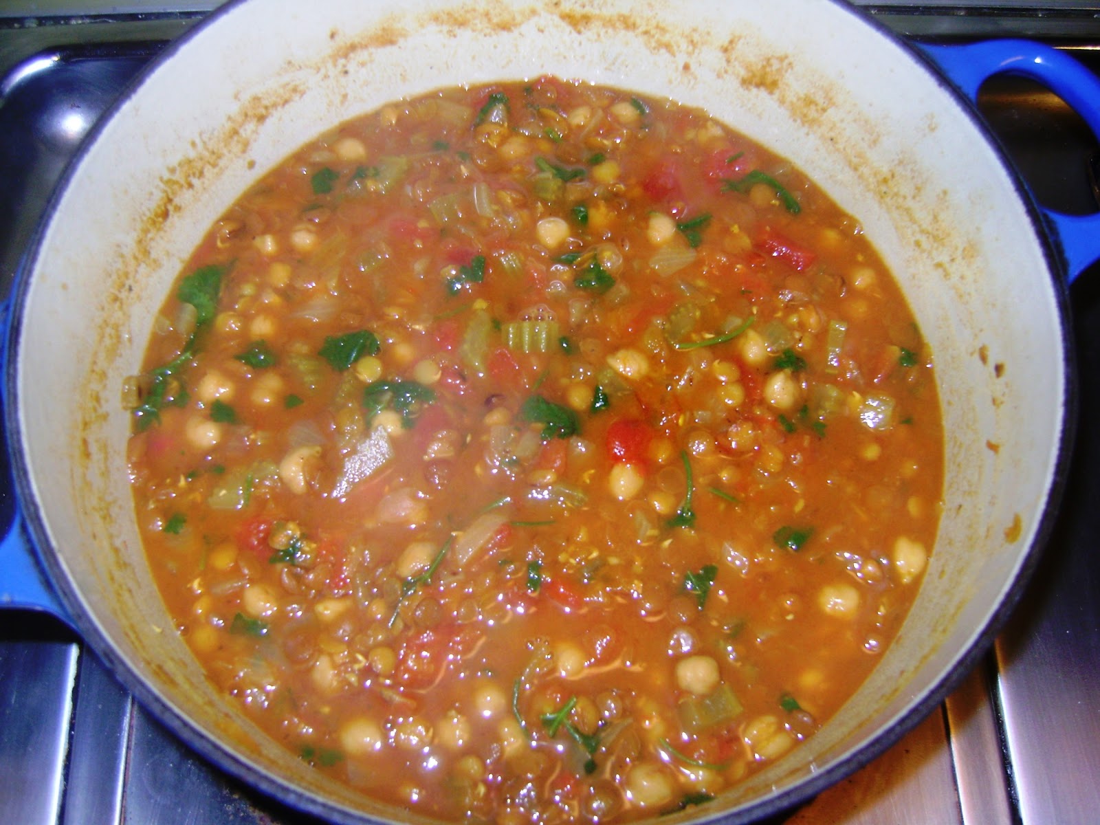 Moroccan Chickpea Soup Recipe — Dishmaps