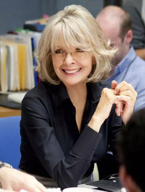 Diane Keaton Flipped out layers