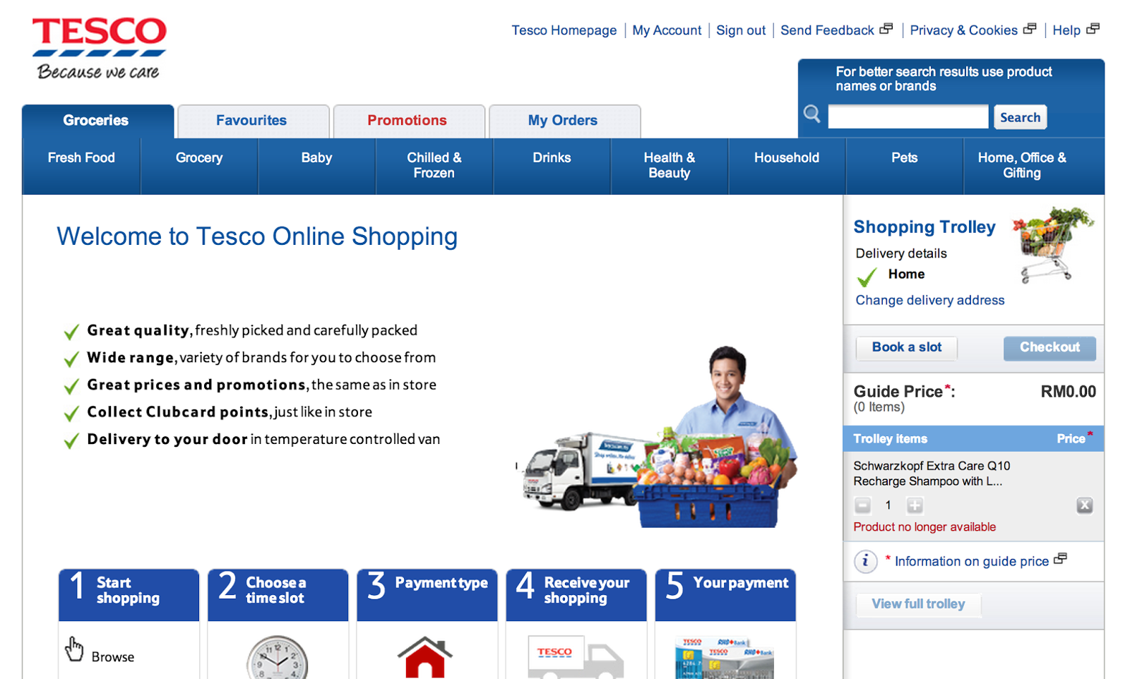 Try Shopping At Tesco Online Malaysia Via Happyfresh