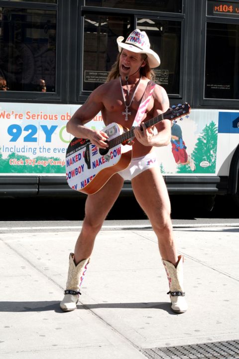 Naked Cowboy... Times Square, NYC