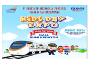 Di Acara Kids Day Expo, PT KAI berikan Dikson 10 % Lho dalam Pembelian Tiket KA