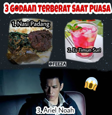 10 Meme 'Godaan Puasa' Ini Bikin Pengen Bedug Maghrib Tiba