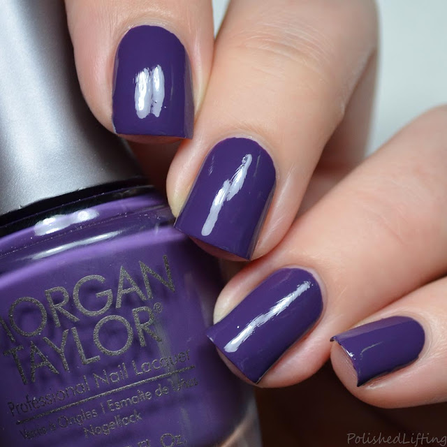 purple creme nail polish