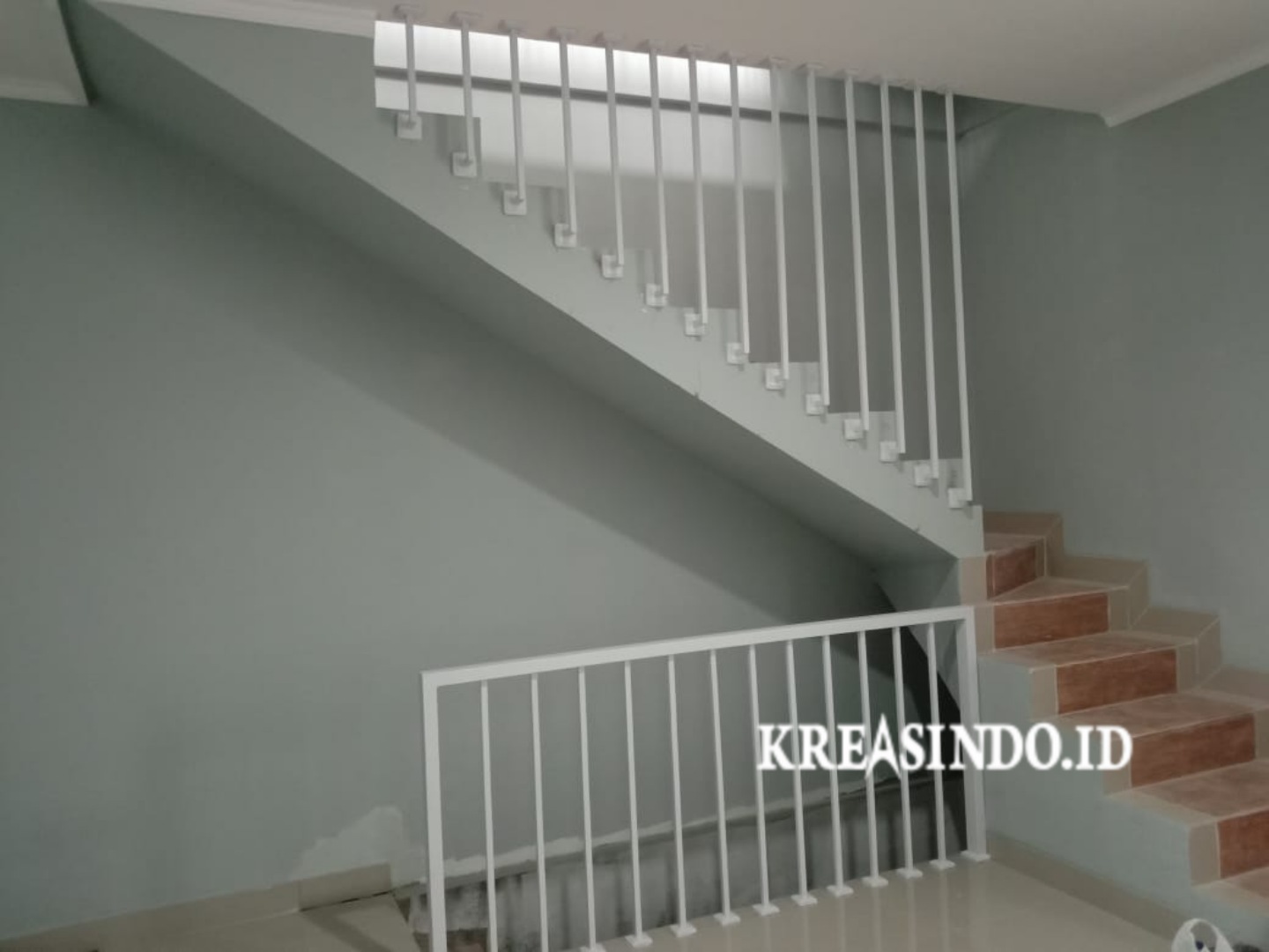 Railing Balkon Besi Minimalis Cantik pesanan Bpk Yan di Tomang Jakarta