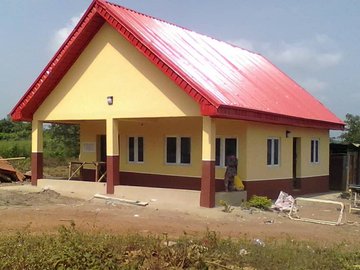 igerians MOCK Akin Alabi nearly completed Healthcare Center