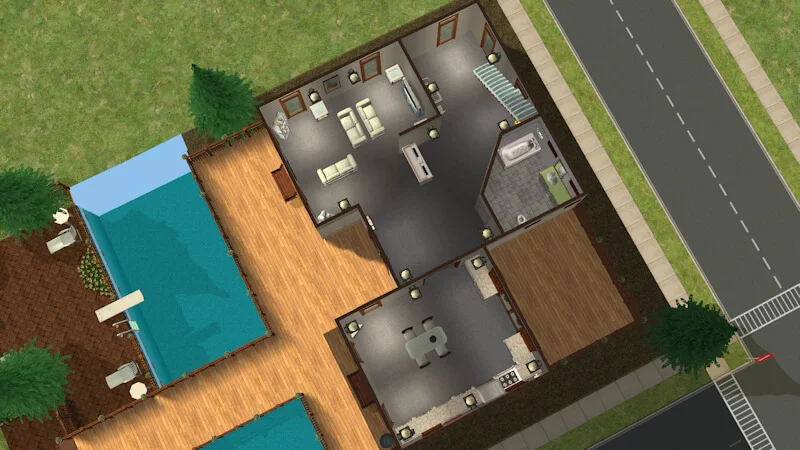 The Sims 2 Residential Lot