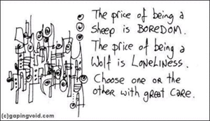 boredom sheep wolf