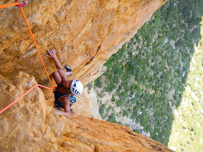 escalade à Cap-Canailles Cassis Calanques Manu RUIZ