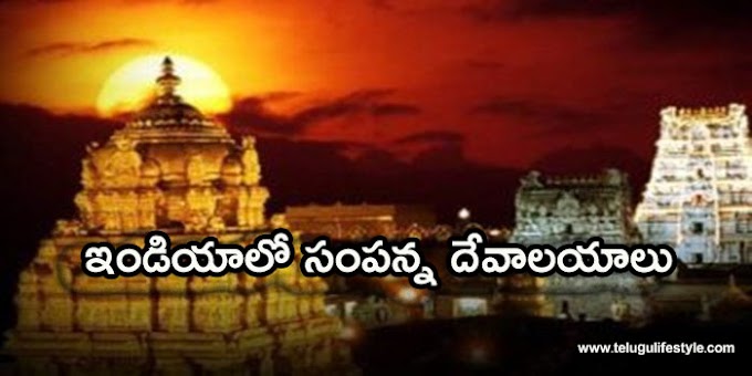 ఇండియాలో ఫెమస్ మరియు సంపన్న దేవాలయాలు