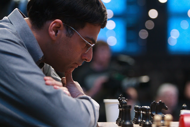 Vishy Anand durante el Torneo de Candidatos