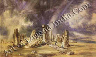 “Stonehenge” 1836 15 ¼”x 23 ¼” Victoria and Albert Museum 