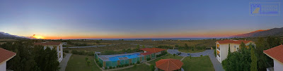 Monachus Monachus Apartments, sunrise from the rooftop!