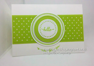 Paperjay Crafts Eastern Palace Lemon Lime Twist Notecard