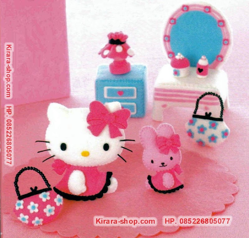 15+ Koleksi Terkini Kerajinan Flanel Hello Kitty