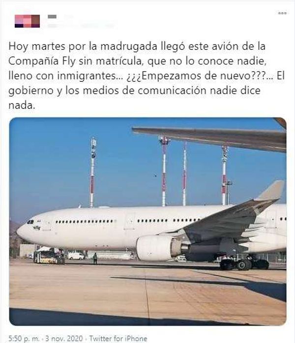 No ingresó al país un avión ruso lleno de inmigrantes