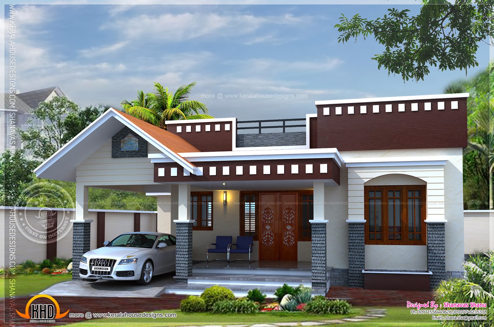 Home plan of small house - Kerala home design and floor plans