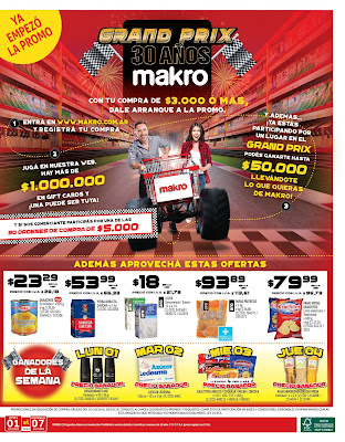 Ofertas semanales Makro 