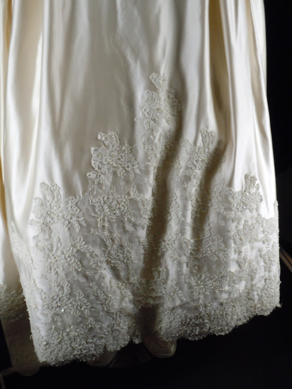 Father of the Bride wedding dress hem