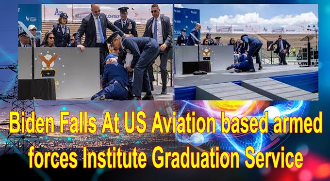 Biden Falls At US Aviation based armed forces Institute Graduation Service