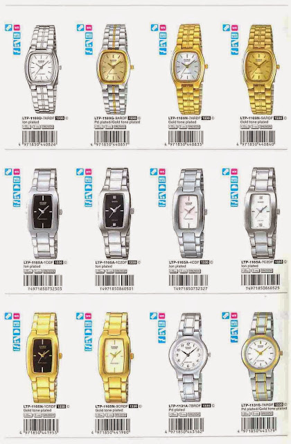 jam tangan casio wanita ltp-1165a