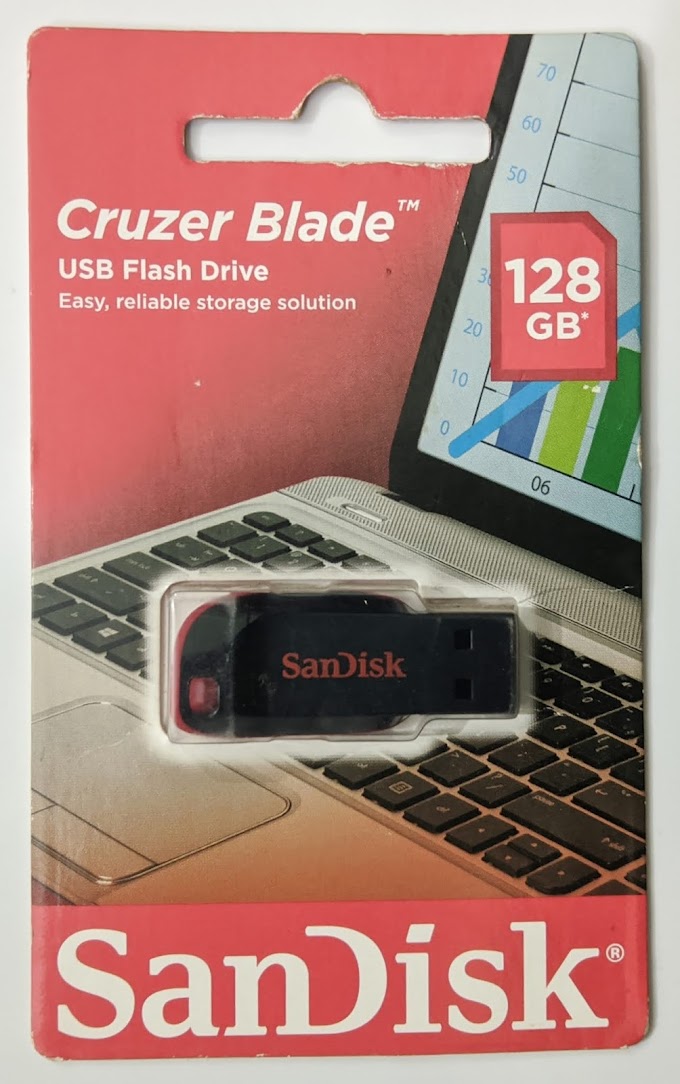 Sandisk Cruzer Blade USB Flash Drive Easy Reliable Storage Solution 128GB USB 2.0 Pen Drive