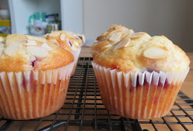 Cherry Almond Muffins