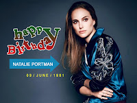 natalie portman, 9 june 1981 born gorgeous film actress blue dress photo