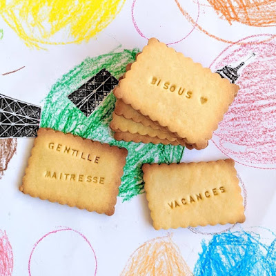 biscuits petits beurre avec message