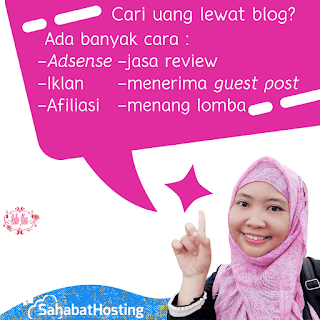 cara cari uang lewat blog