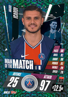 Topps Match Attax 2020-2021 Paris Saint-Germain Set