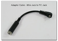 HS1010C: Adapter Sync Cable - MiniJack to PC Jack