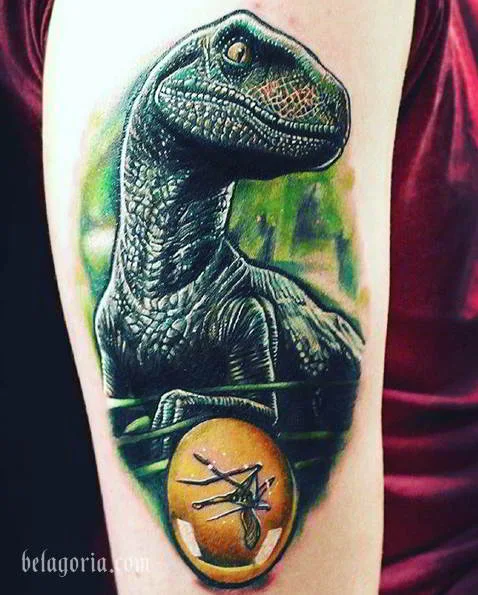 tatuaje de dinosaurio