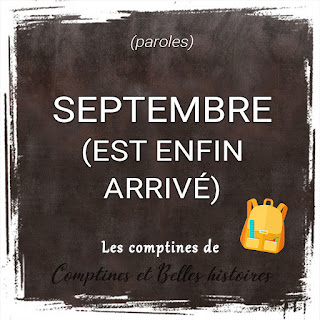 Septembre, poème d'Audrey Janvier sur la rentrée, l'automne, les vacances, Paroles de la poésie pour les enfants - Sélection de Poésie, Chansons et Comptines pour enfant - Par Comptines et Belles Histoires