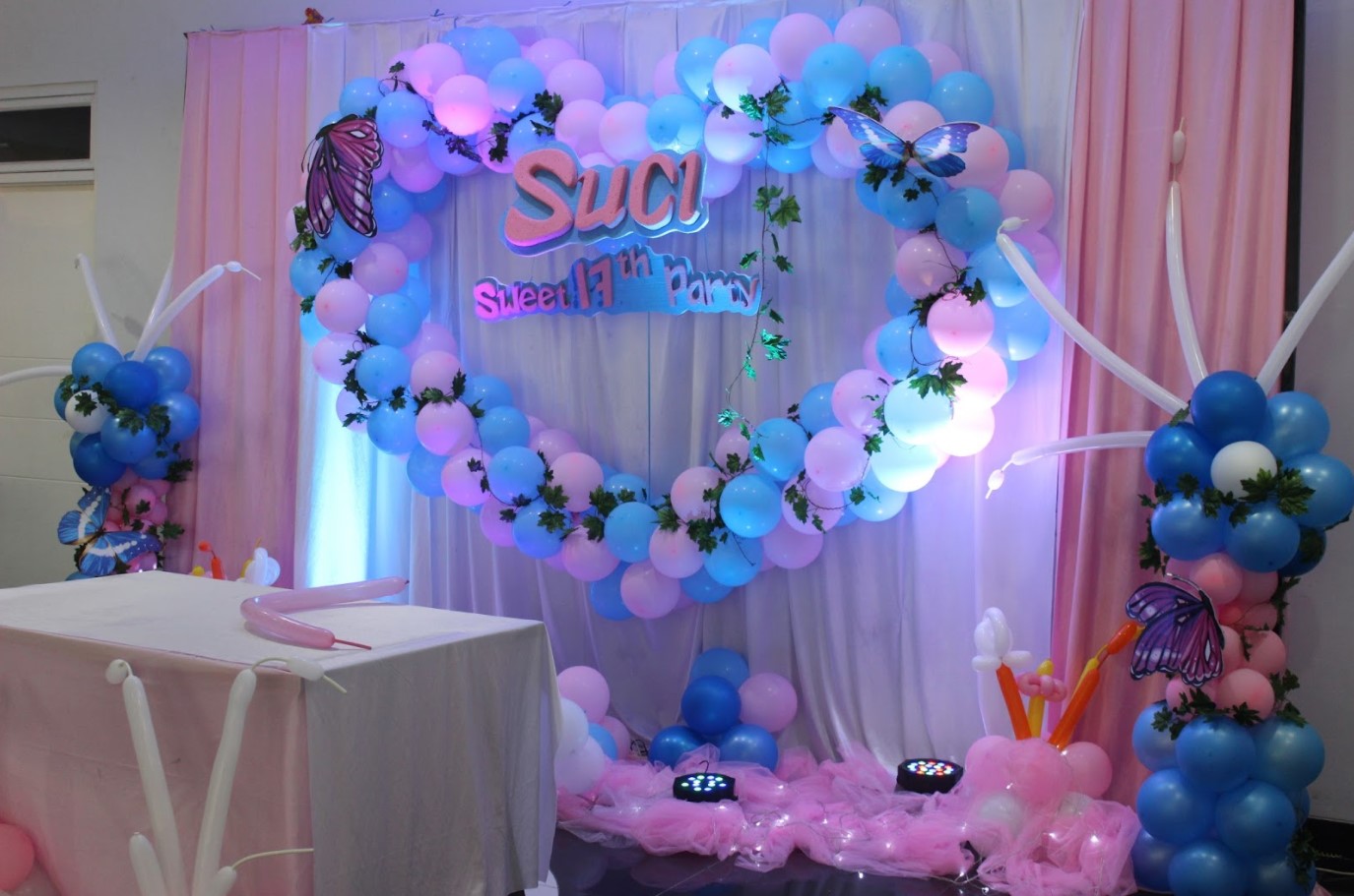 49 Dekorasi Ulang Tahun ke 17 Sweet Seventeen Sederhana di 