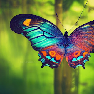 multicolour Butterfly hd Pic