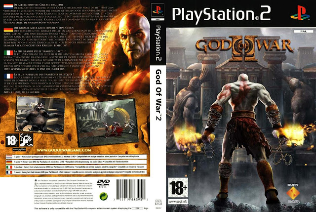 Descargar God of War 2 - iso NTSC-PAL - ps2 -Multilenguaje: Divine Retribution (Dios de la Guerra 2: Retribución divina) es un videojuego para Playstation 2 del 2007, creado por SCEA y distribuido por Sony. Es la secuela de God of War: Ghost of Sparta y antecesor de God of War III. Es el 6º juego en cuanto a la cronología de la serie.